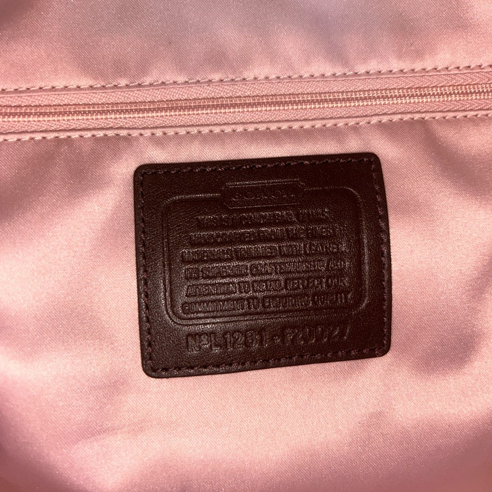 Coach Ashley Dotted OP Art Satchel -EUC- Y2K Shoulder Bag F20027 - Picture 13 of 15